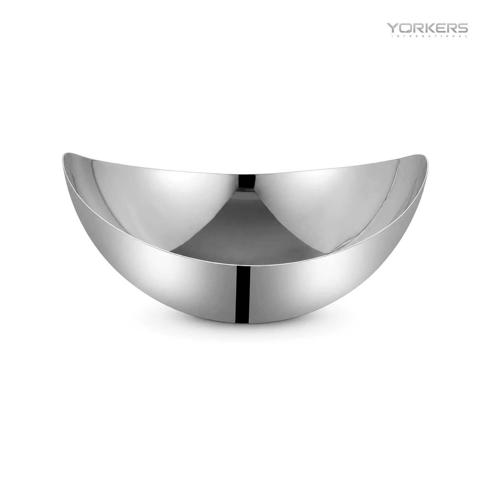 Mirror-Polished Two-Lobe Irregular Rim Bowl Series