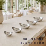 Mirror-Polished Two-Lobe Irregular Rim Bowl Series view 4