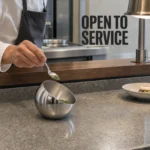 Stainless Steel Base-Free Slanted Sauce Bowl view 5