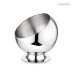 Stainless Steel Pedestal Slanted Sauce Bowl Series view 1
