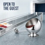 Stainless Steel Pedestal Slanted Sauce Bowl Series view 5