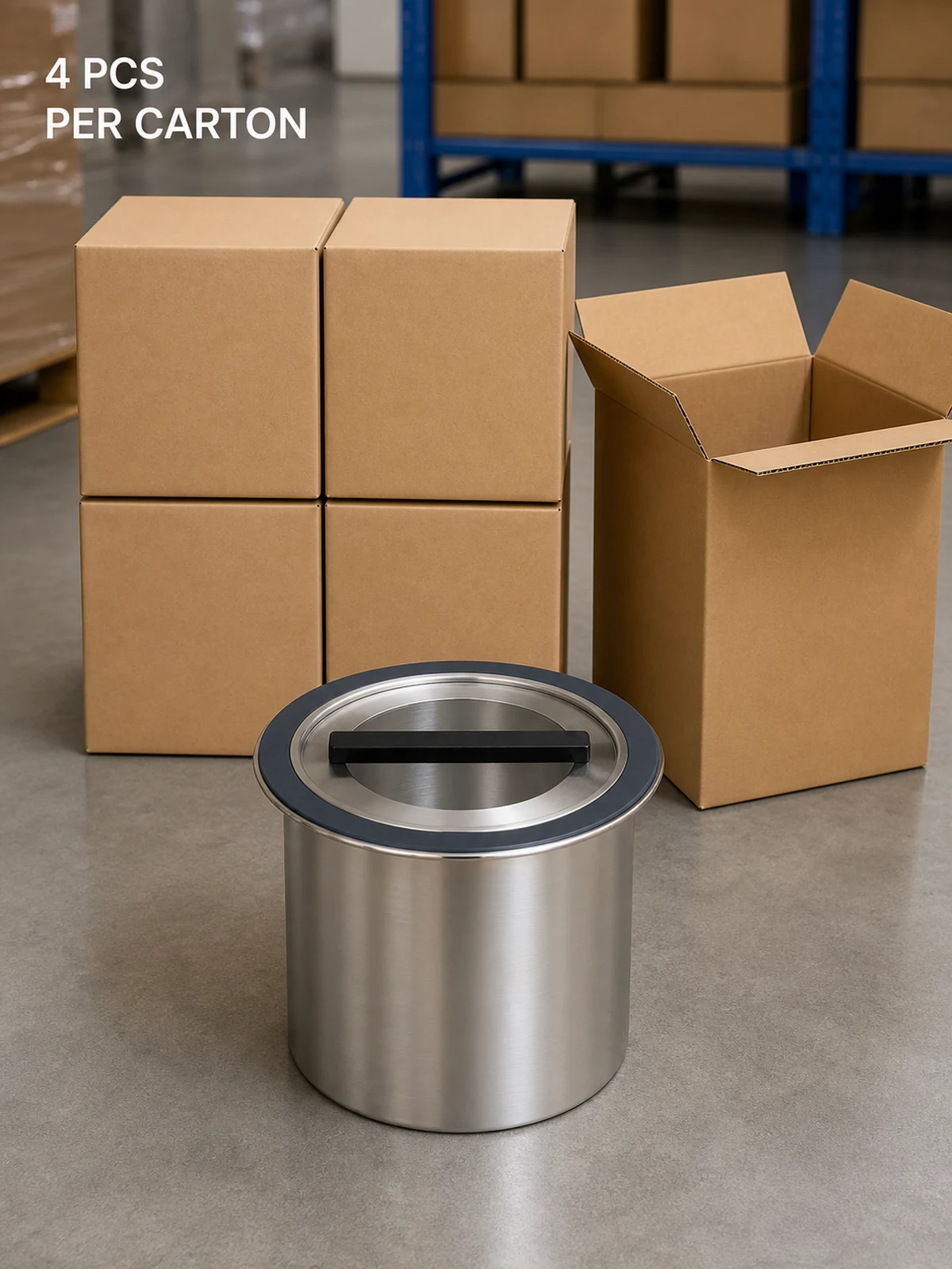 Four individual cartons and one outer carton for shipment