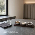 Vintage Snowflake-Gray Irregular Nut Bowl Set with Wooden Tray view 3