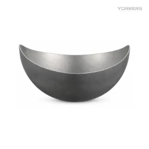 Vintage Snowflake Gray Twin-Lobe Irregular Rim Stainless Steel Bowl Series — stainless steel product by Yorkers International