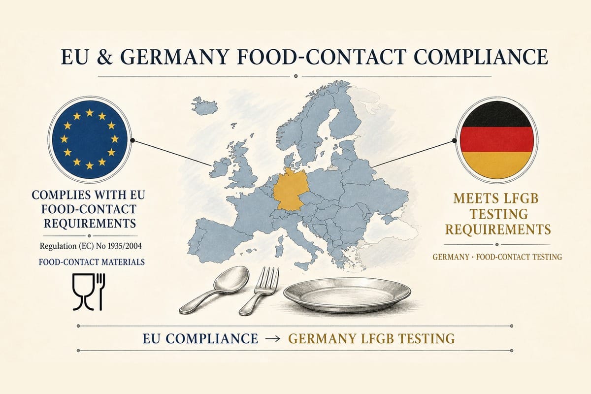 Stainless steel cookware certification test report