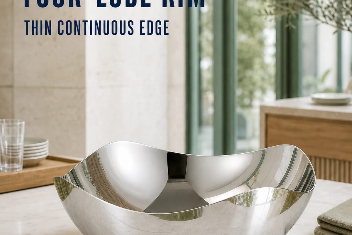 Mirror surface finish under table lighting