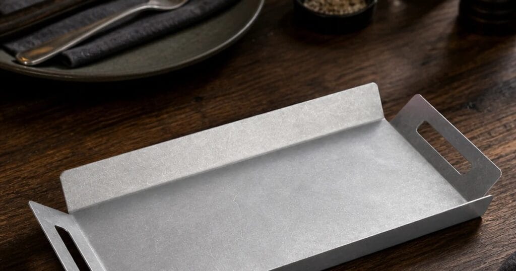 How to Source an American Vintage Metal Serving Tray for Table Service
