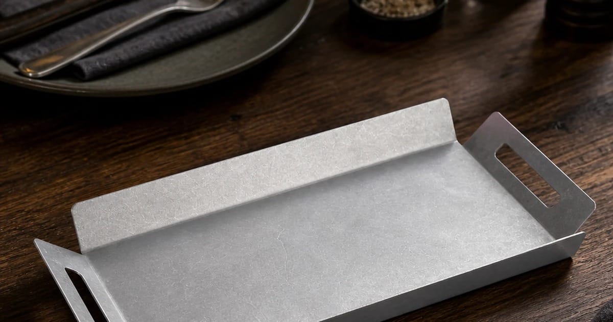 How to Source an American Vintage Metal Serving Tray for Table Service