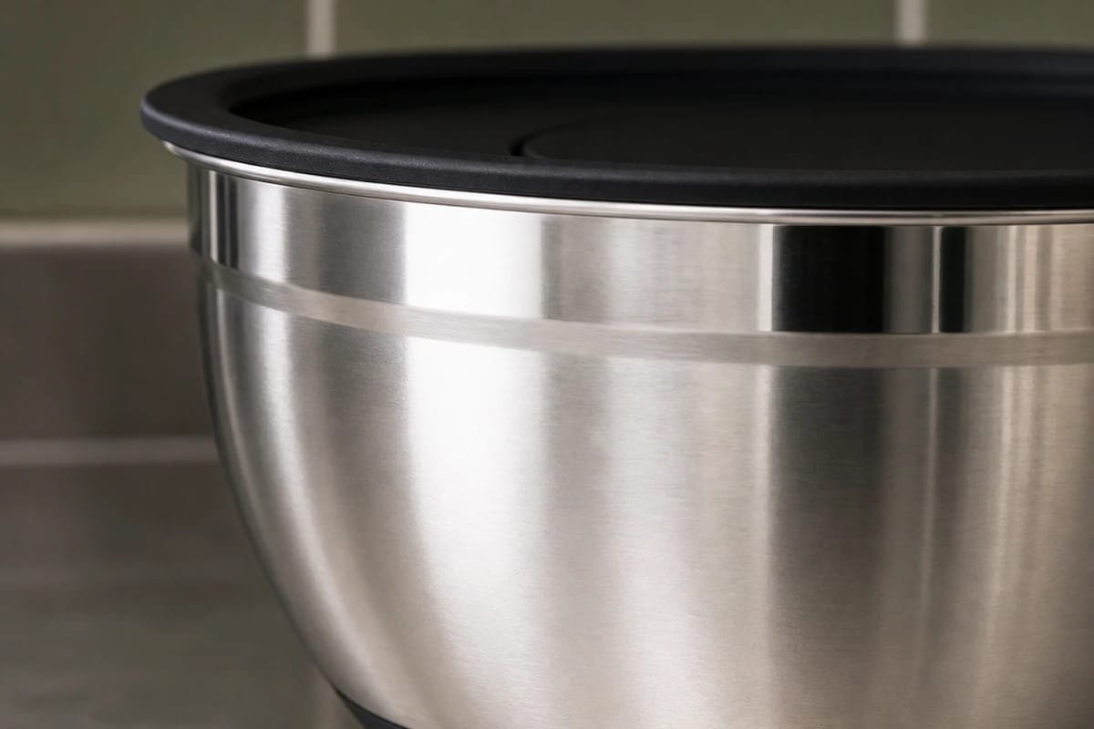 Five grater salad bowl sizes from 18 to 26 cm