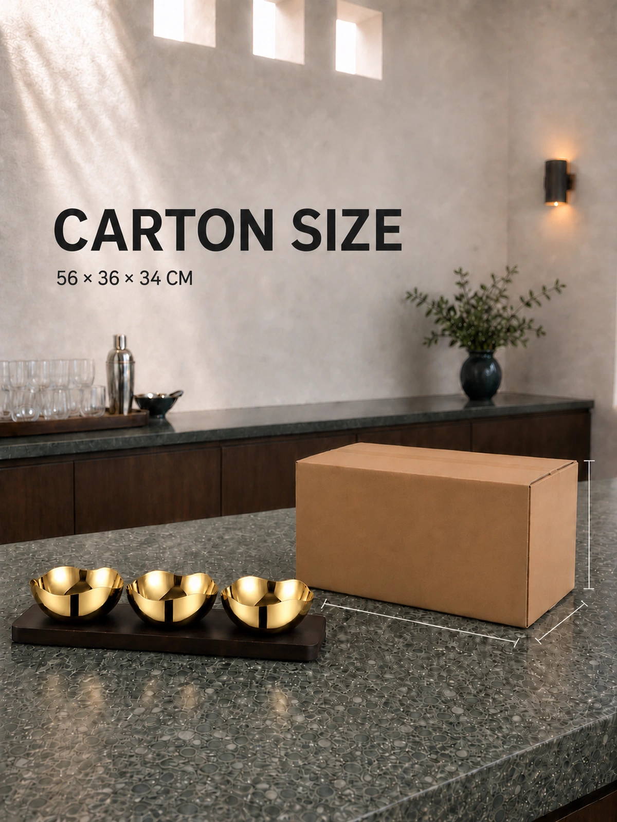 Outer-carton packing information for the set