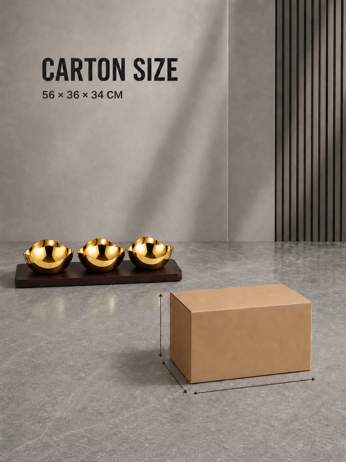 Outer-carton packing information for the set
