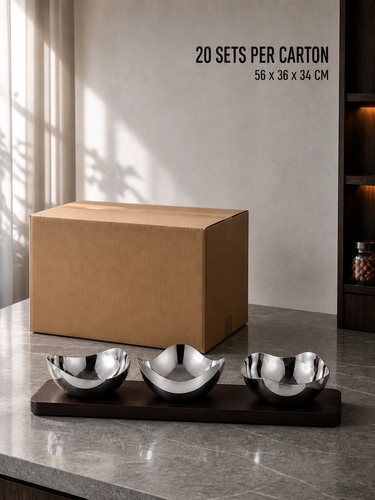 Outer-carton packing information for the set