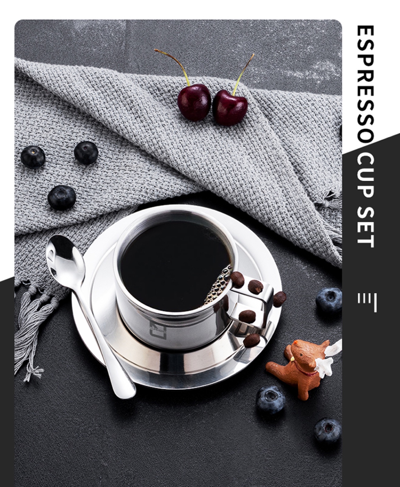 304 Stainless Steel Espresso Coffee Cup