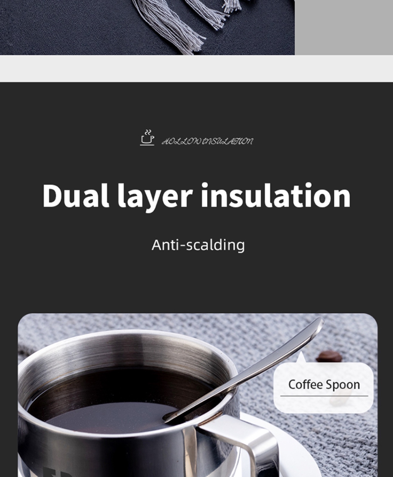 304 Stainless Steel Espresso Coffee Cup
