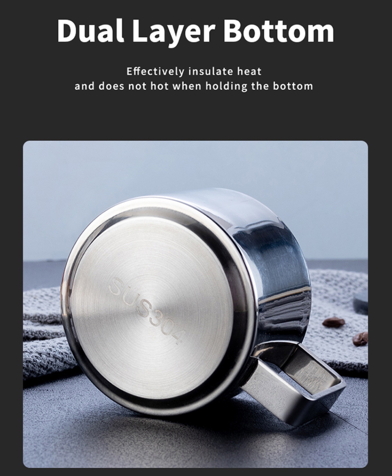 304 Stainless Steel Espresso Coffee Cup