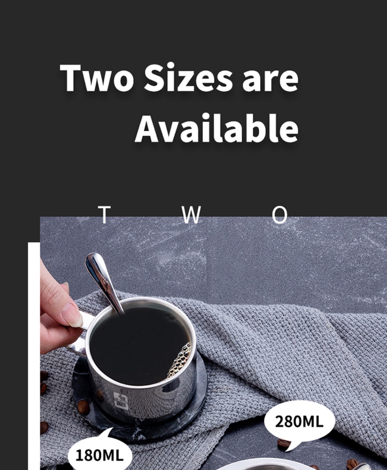 304 Stainless Steel Espresso Coffee Cup