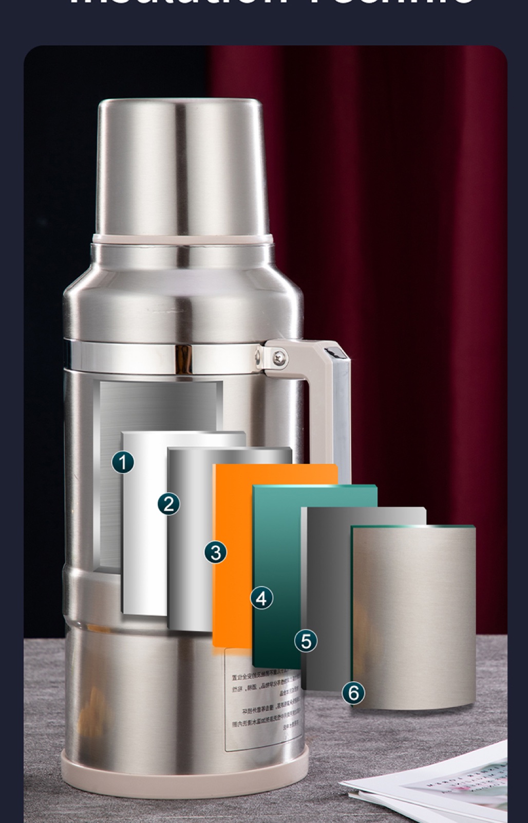 304 Stainless Steel Hot Water Flask