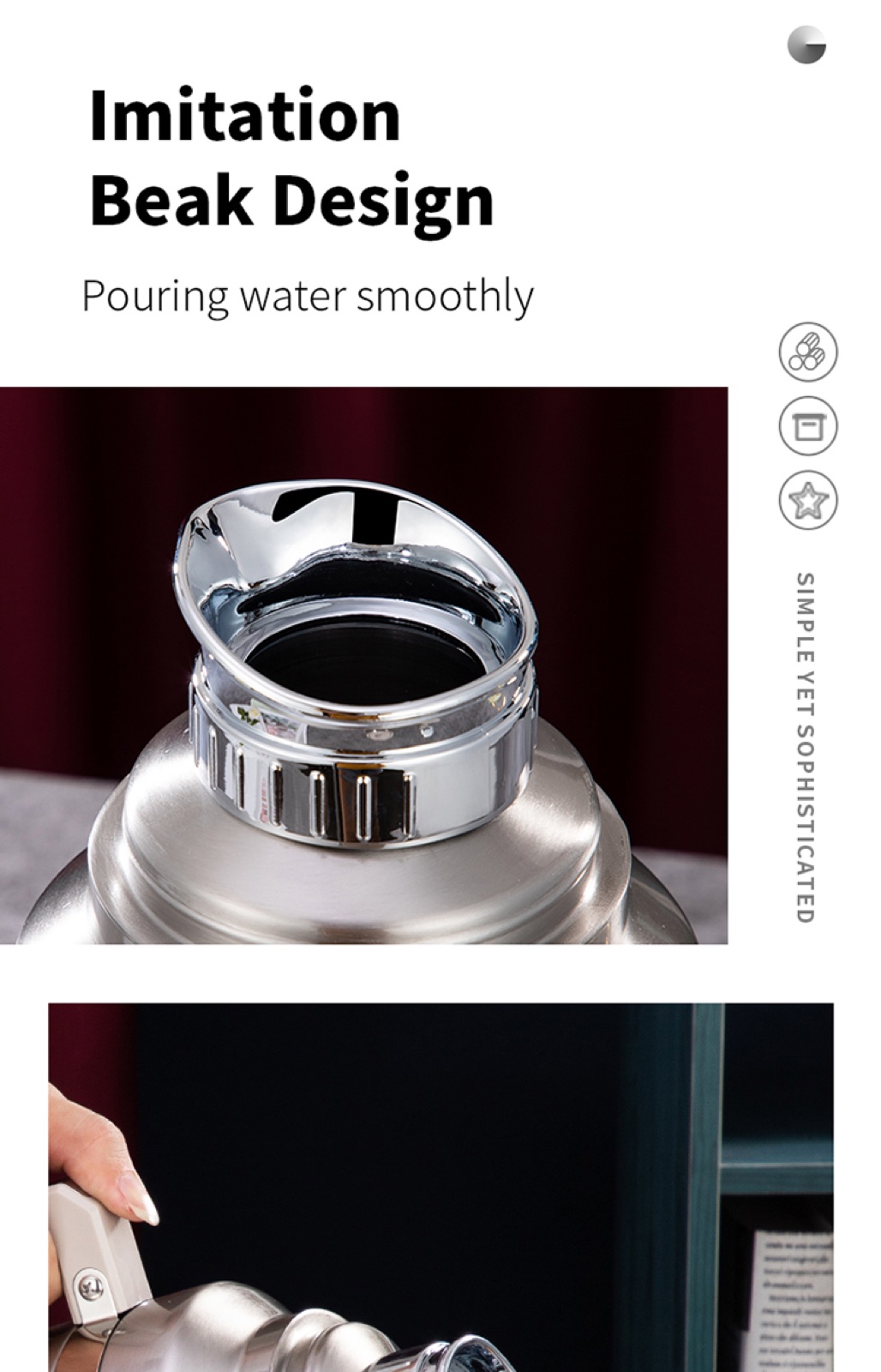 304 Stainless Steel Hot Water Flask