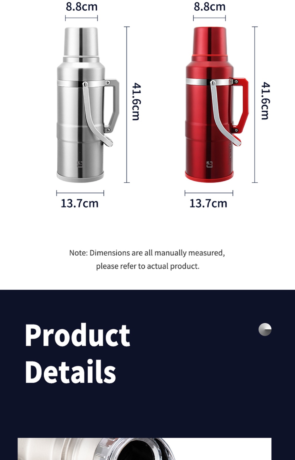 304 Stainless Steel Hot Water Flask
