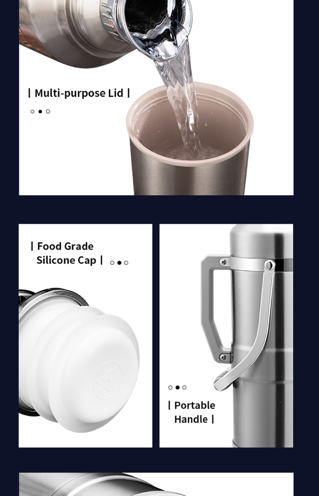 304 Stainless Steel Hot Water Flask