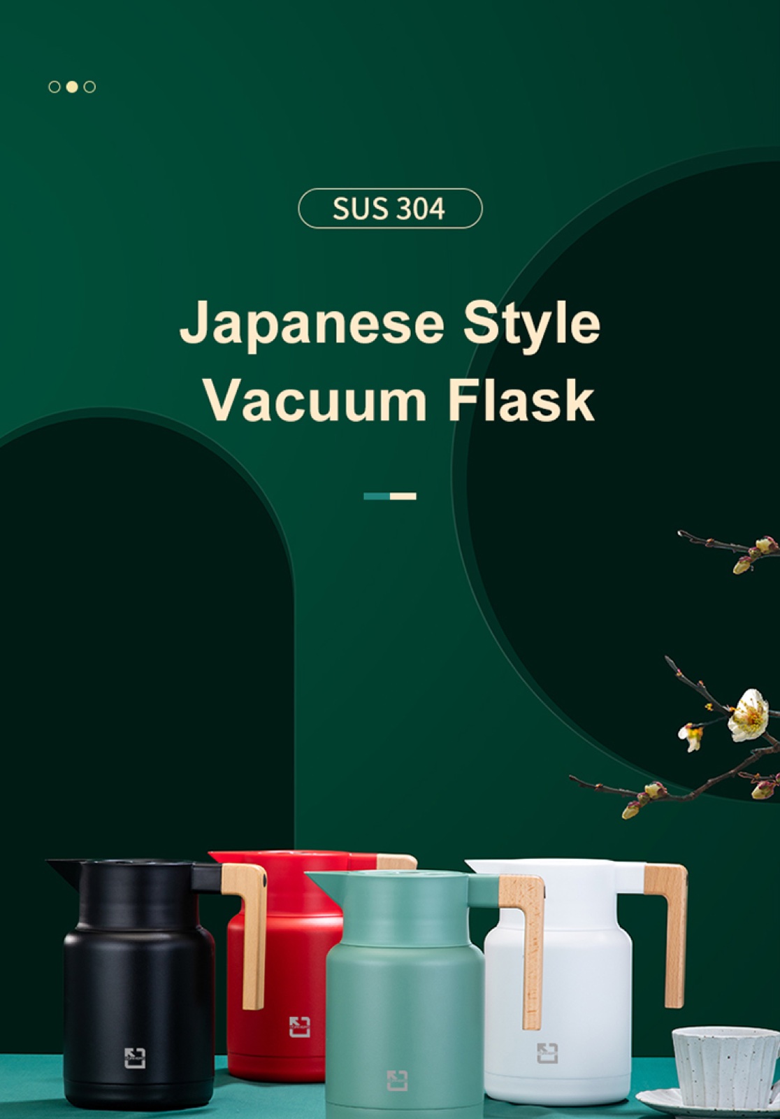 304 Stainless Steel Japanese Thermal Flask