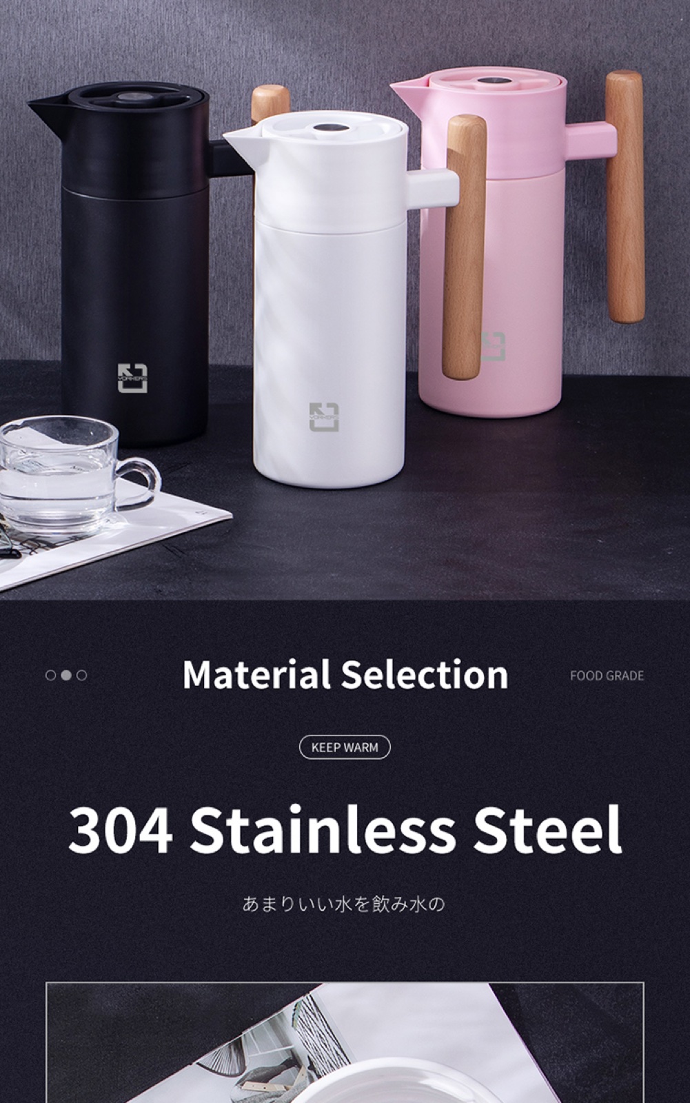 304 Stainless Steel Korean Vacuum Flask