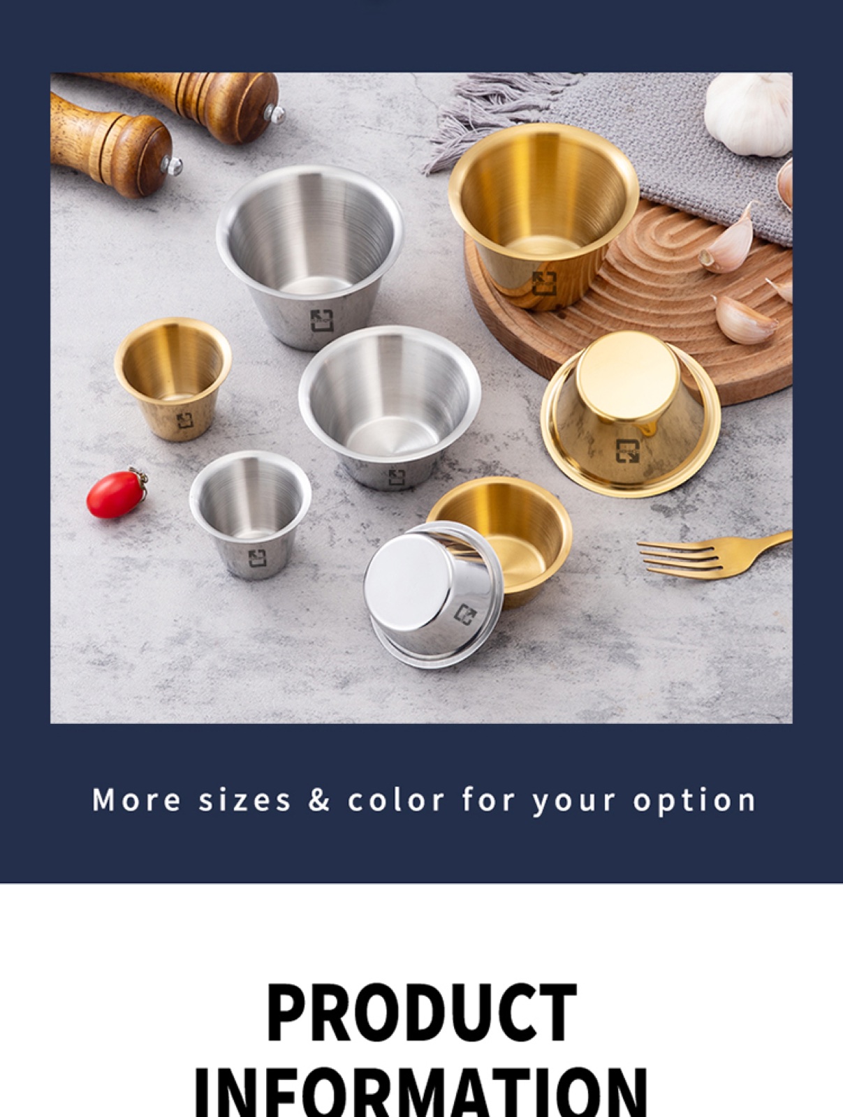 304 Stainless Steel Sauce Bowls