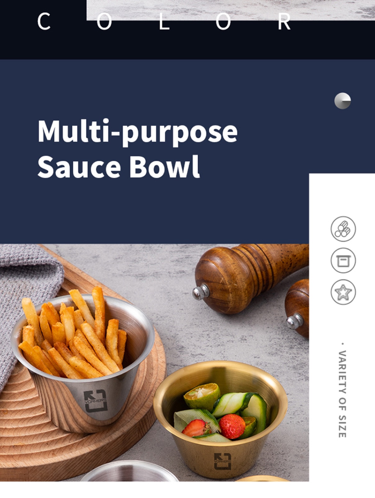 304 Stainless Steel Sauce Bowls