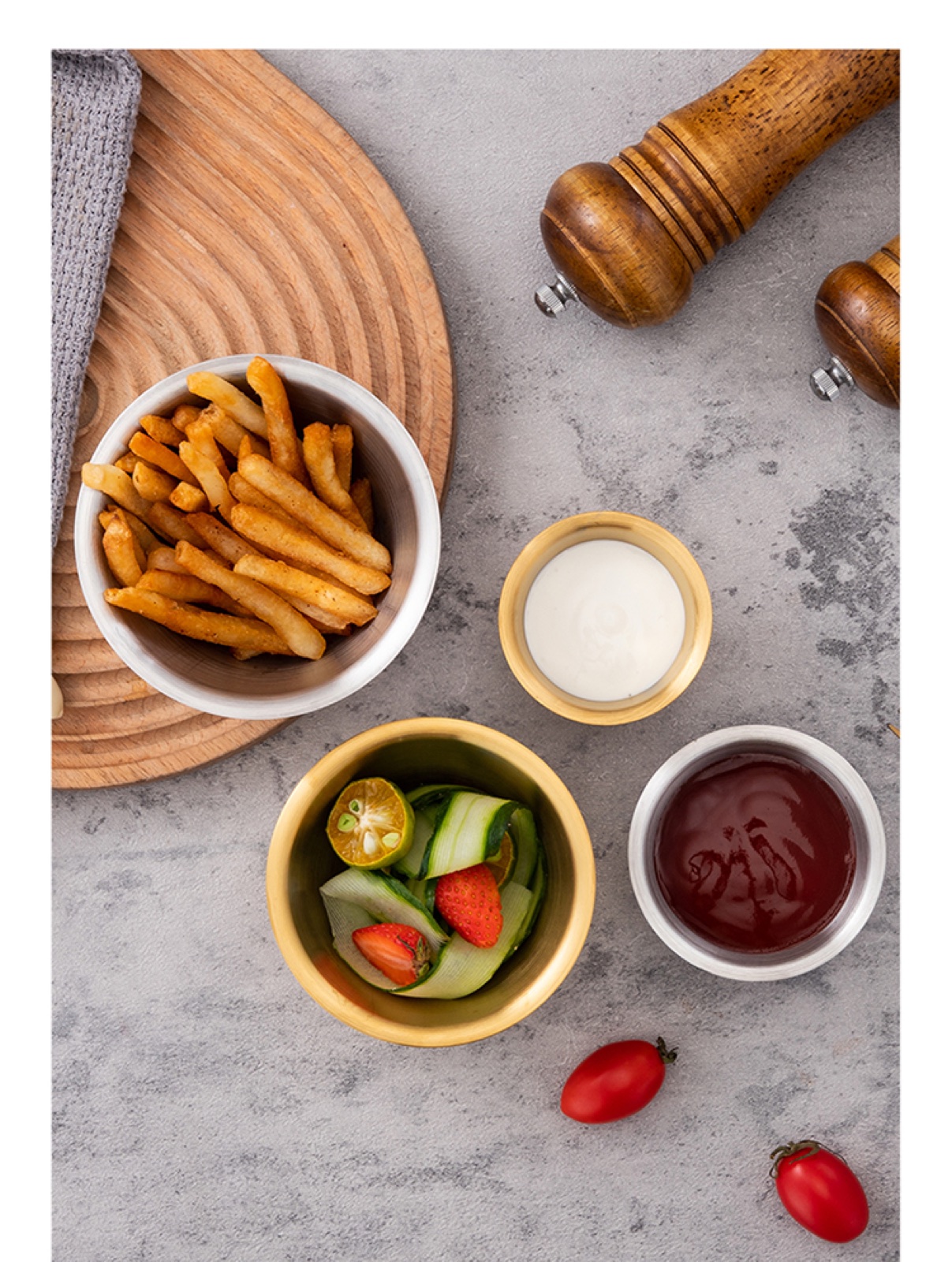 304 Stainless Steel Sauce Bowls