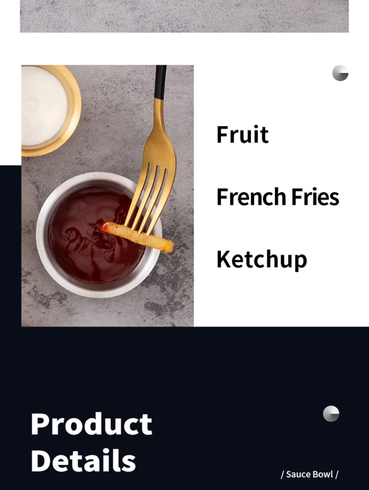304 Stainless Steel Sauce Bowls