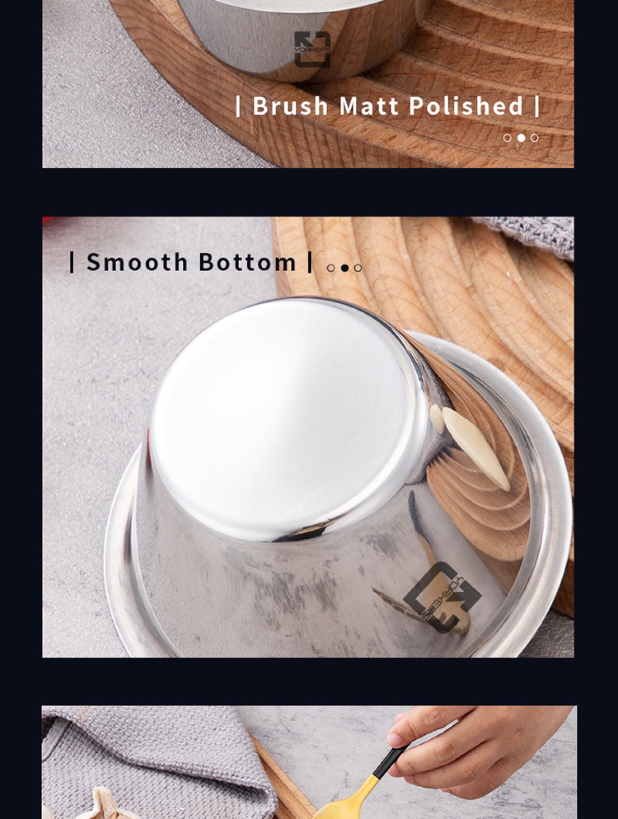 304 Stainless Steel Sauce Bowls