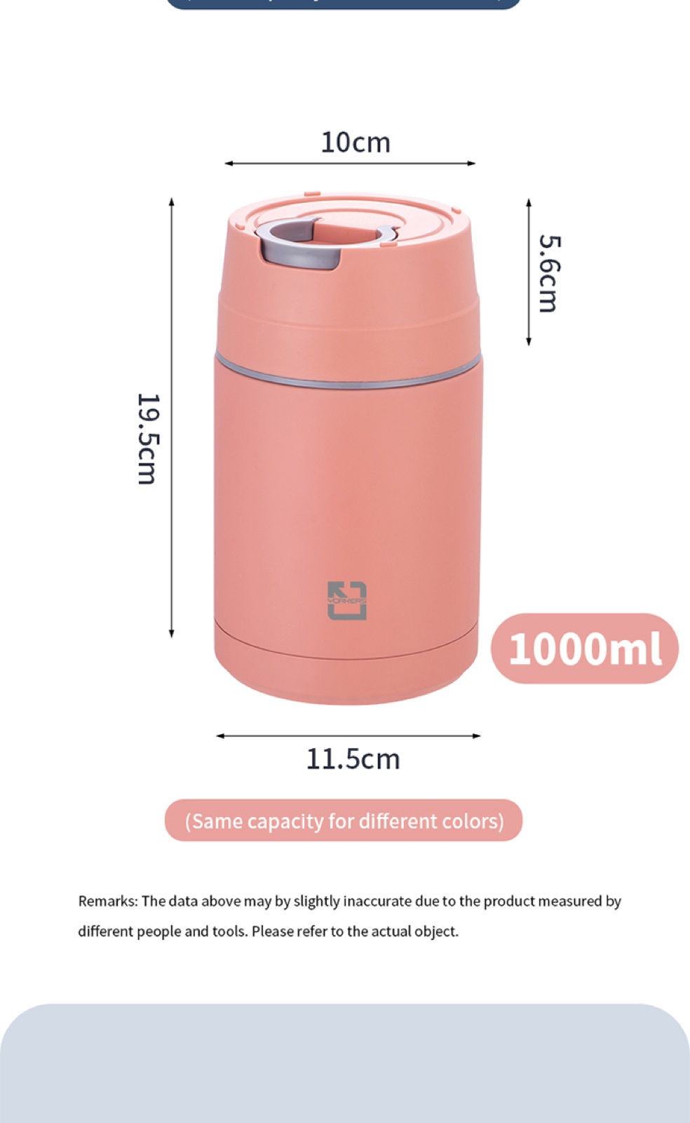 304 Stainless Steel Thermal Food Jar