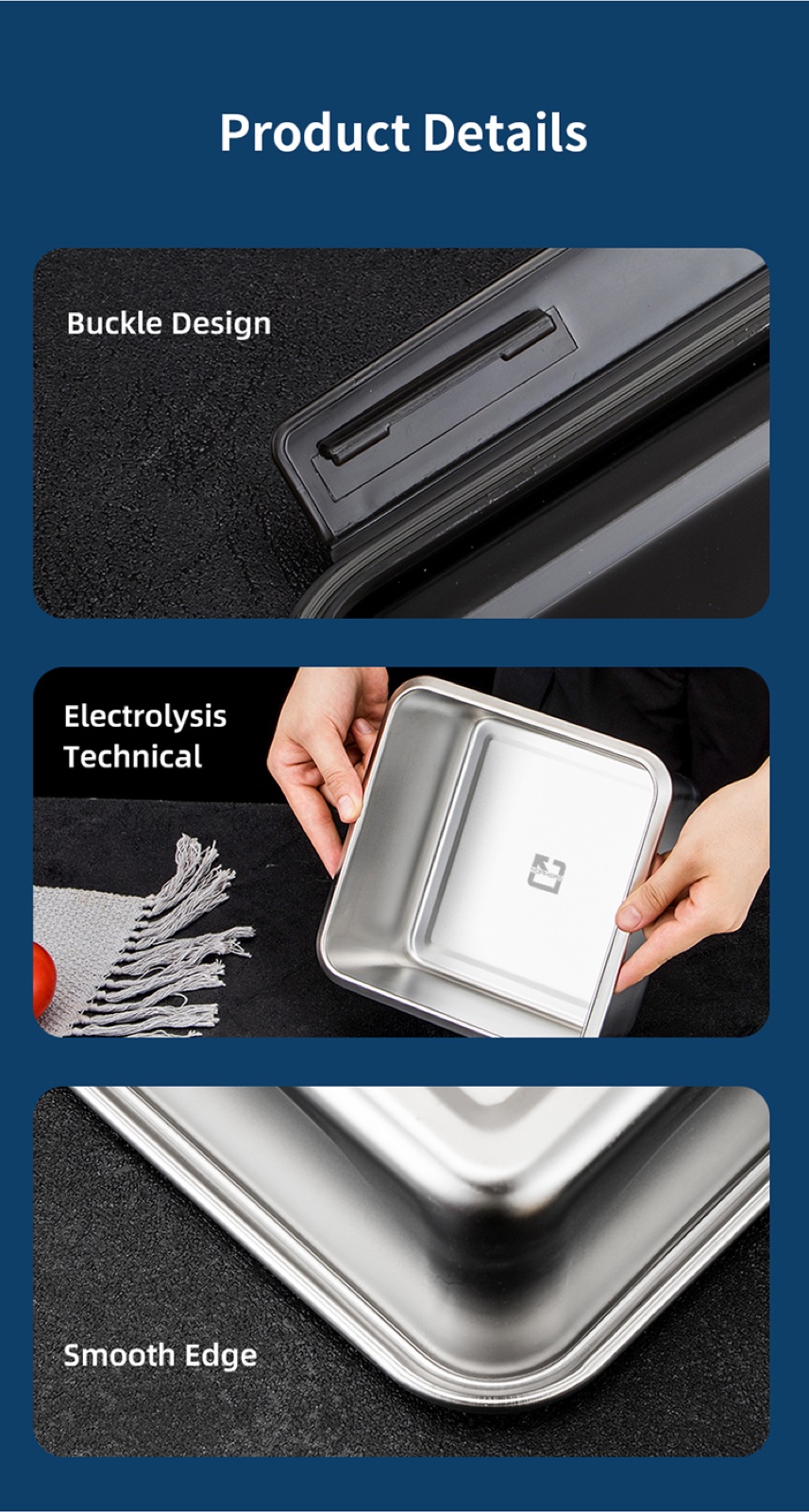 316 Stainless Steel Food Storage Container Collection