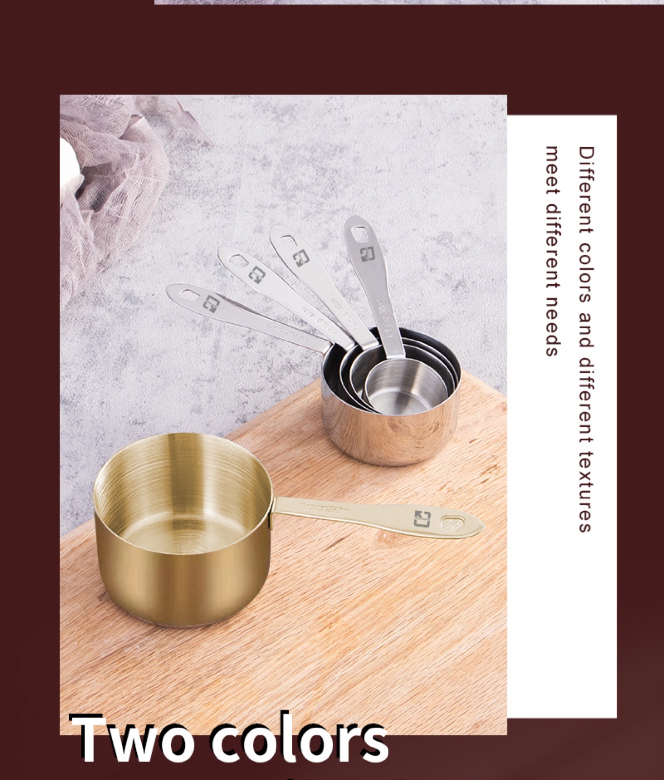 Stainless Steel Measuring Cup Set