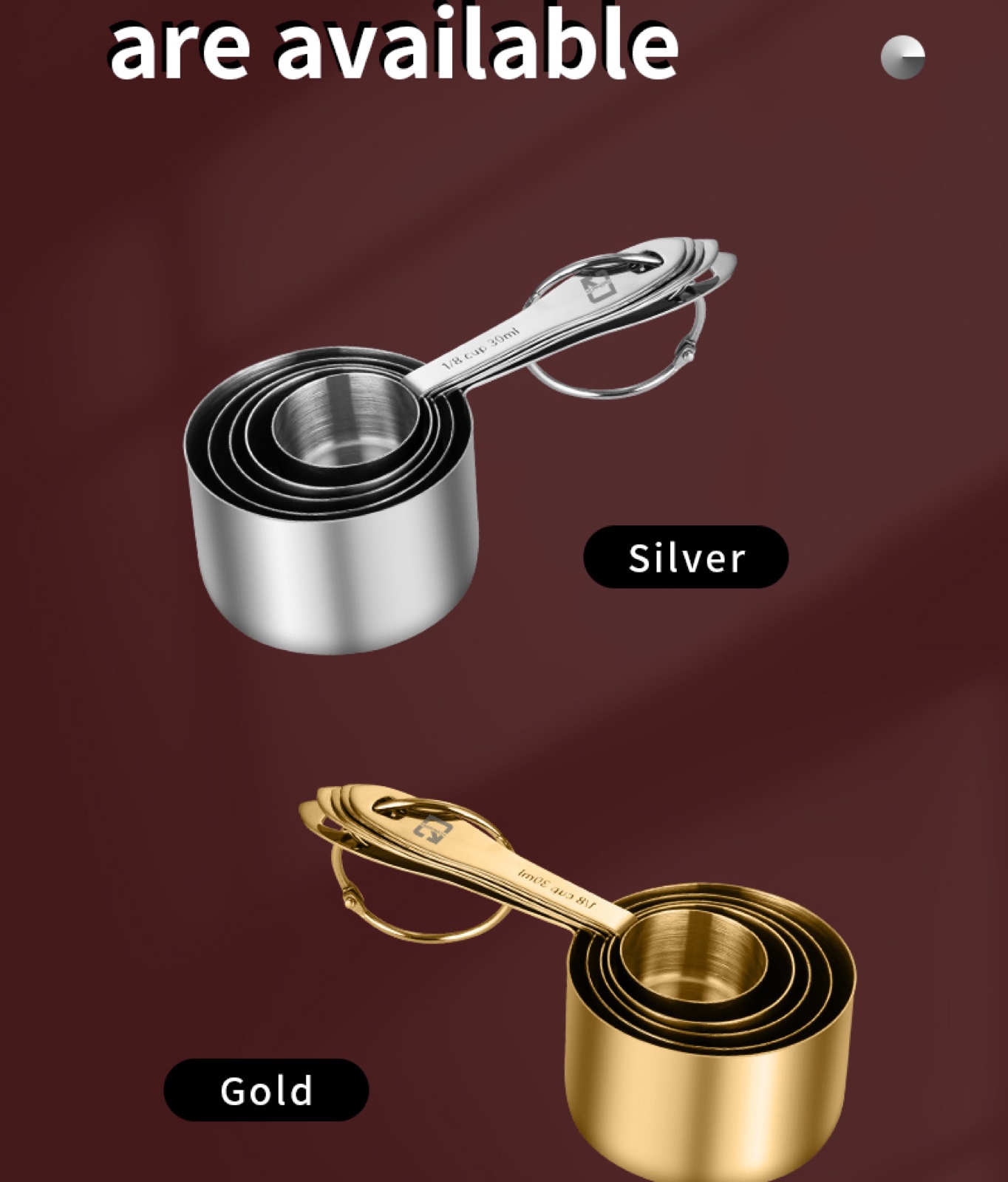 Stainless Steel Measuring Cup Set