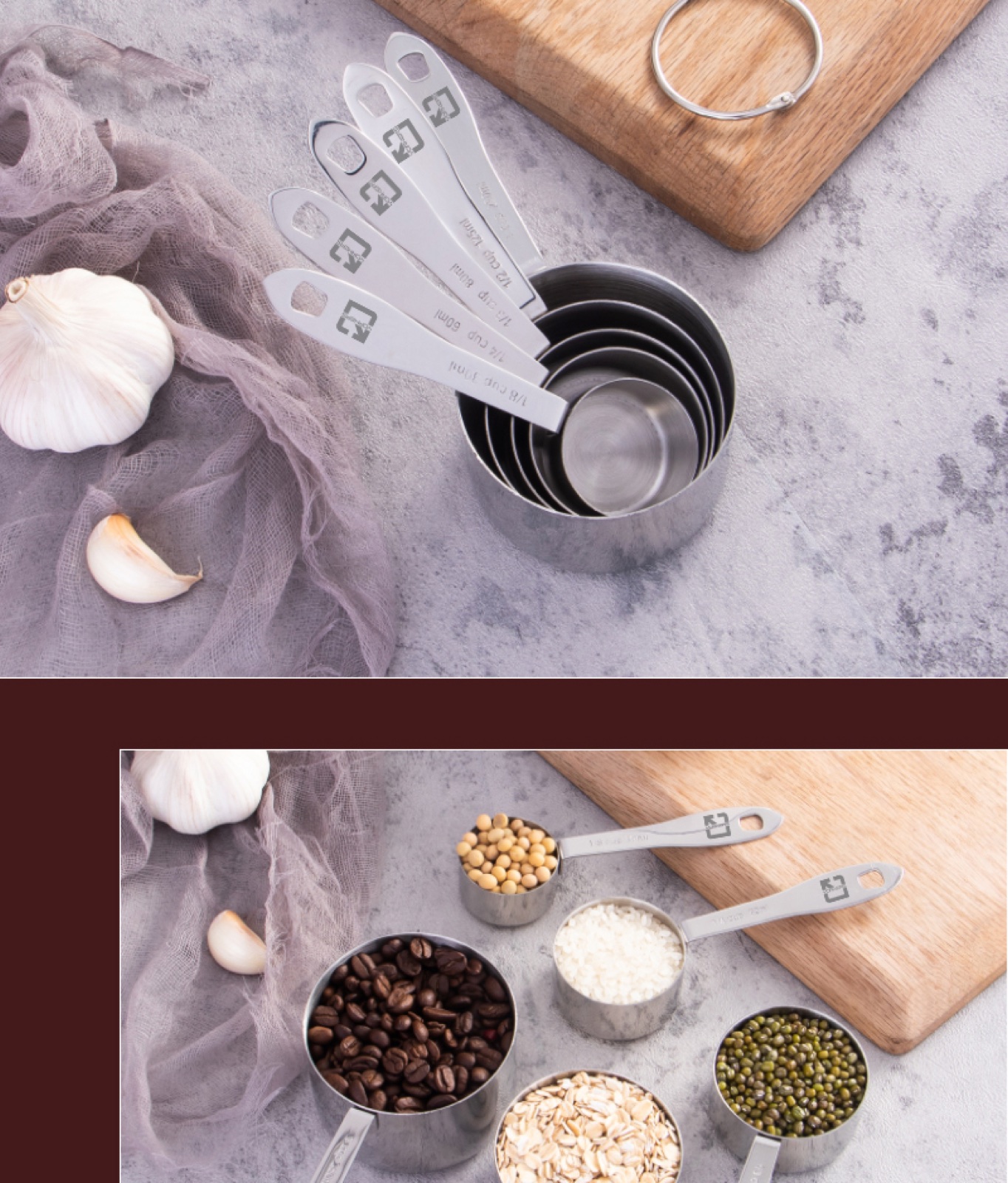 Stainless Steel Measuring Cup Set