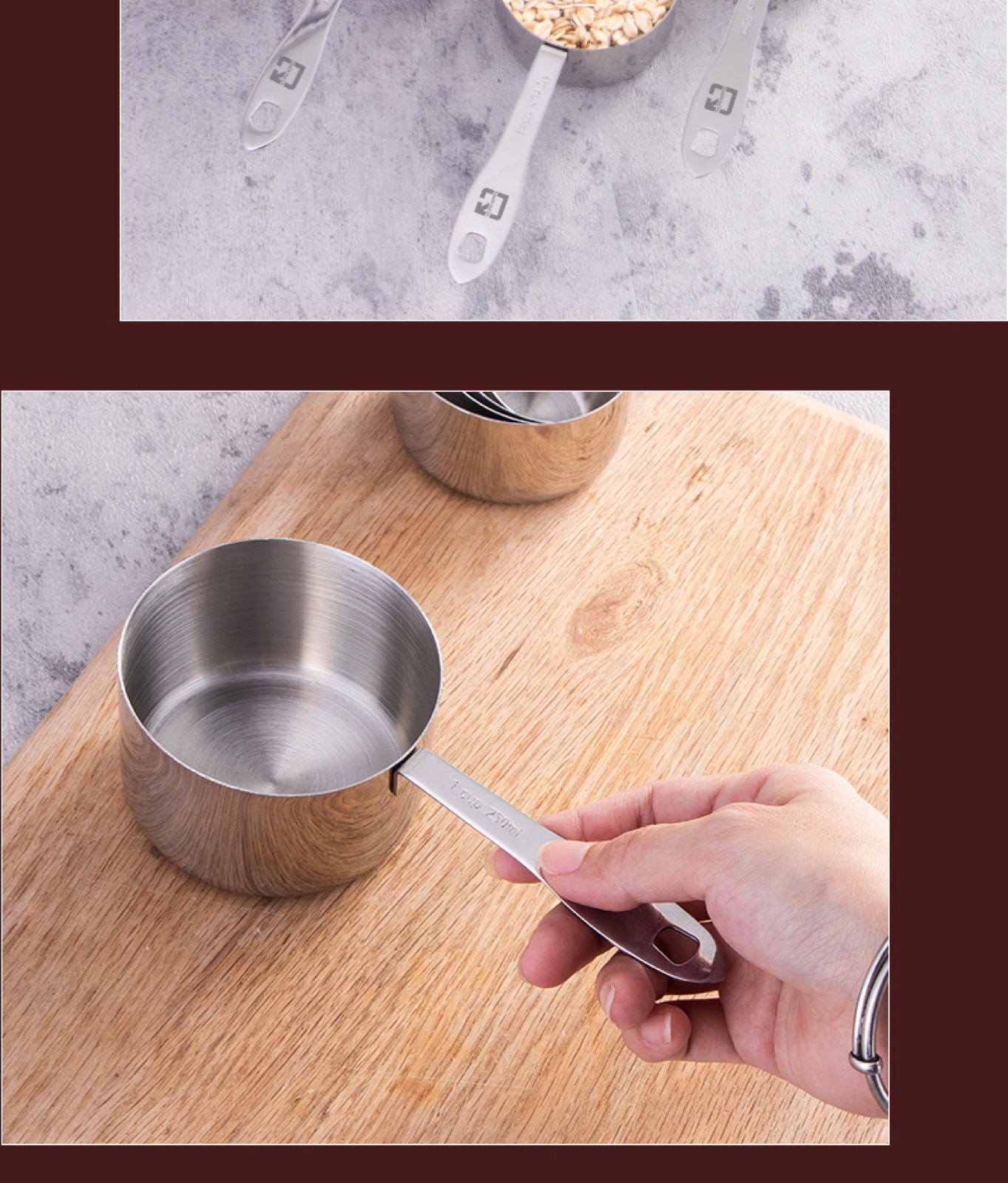 Stainless Steel Measuring Cup Set
