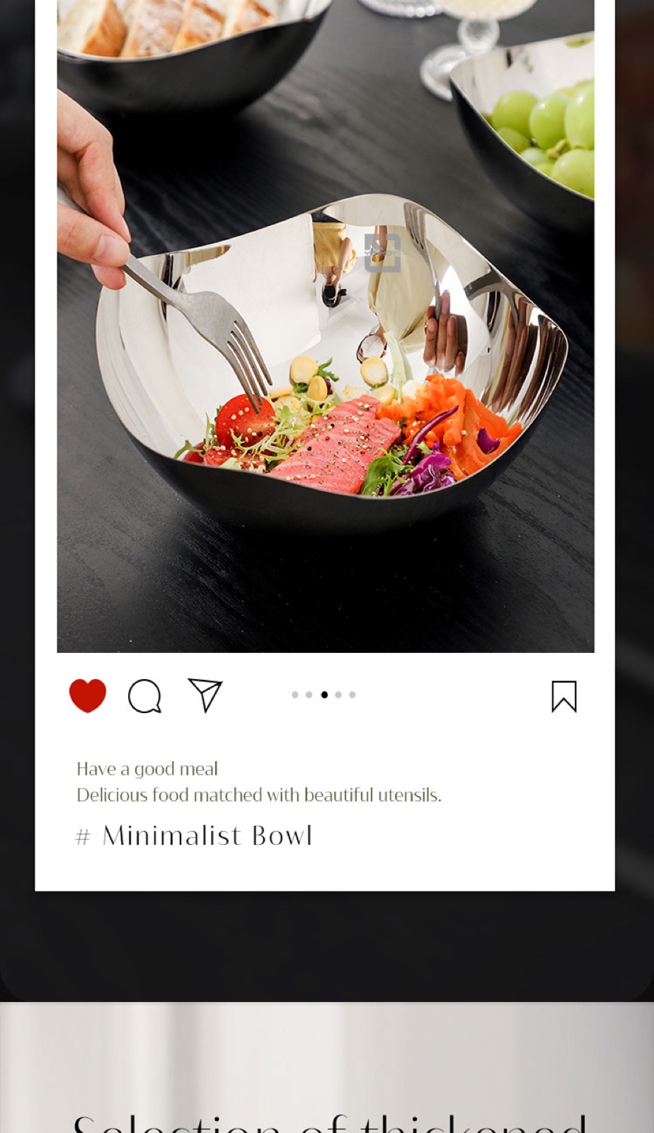 Stainless Steel Special-Shaped Bowl - Mirror Polish