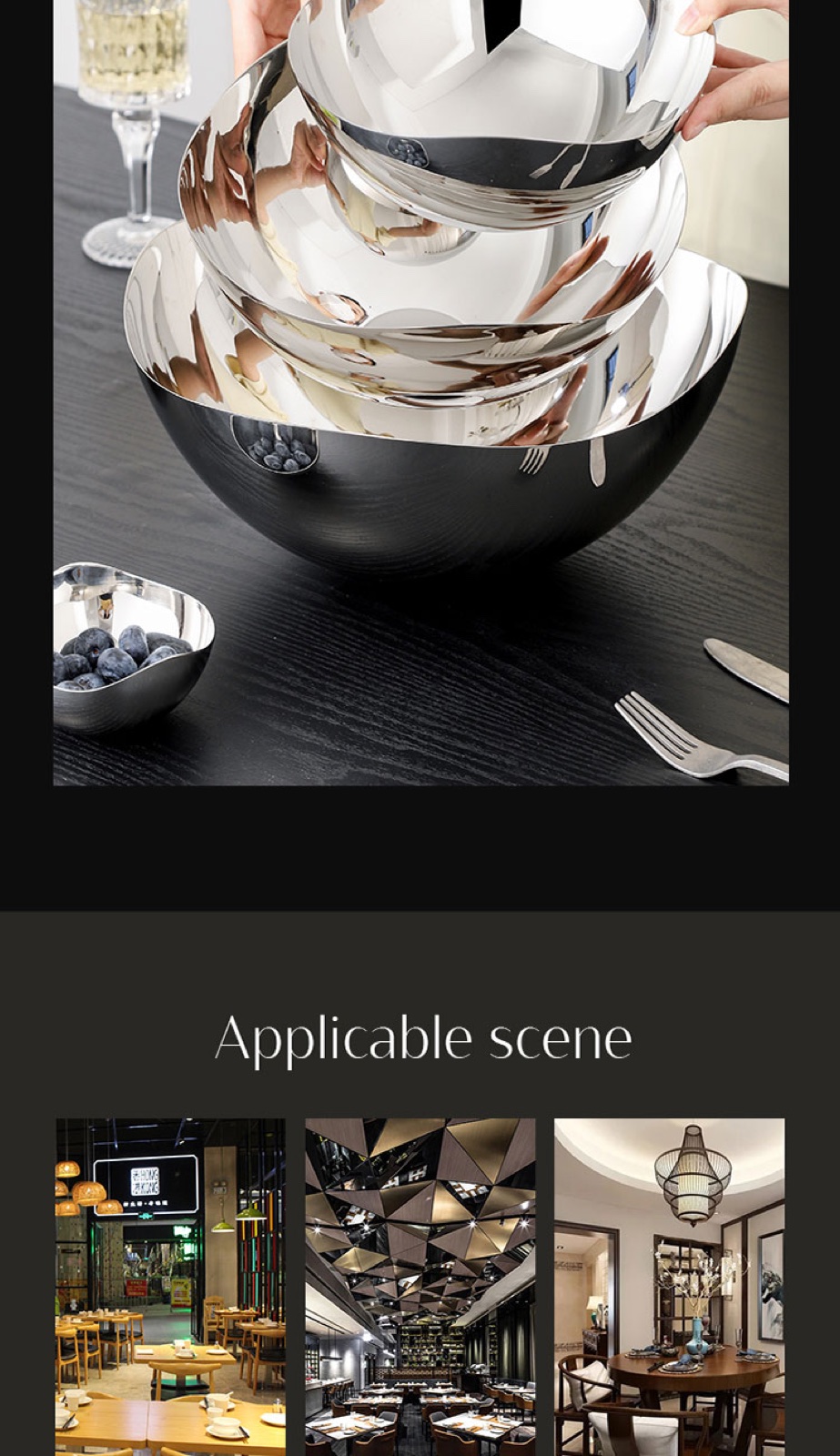 Stainless Steel Special-Shaped Bowl - Mirror Polish