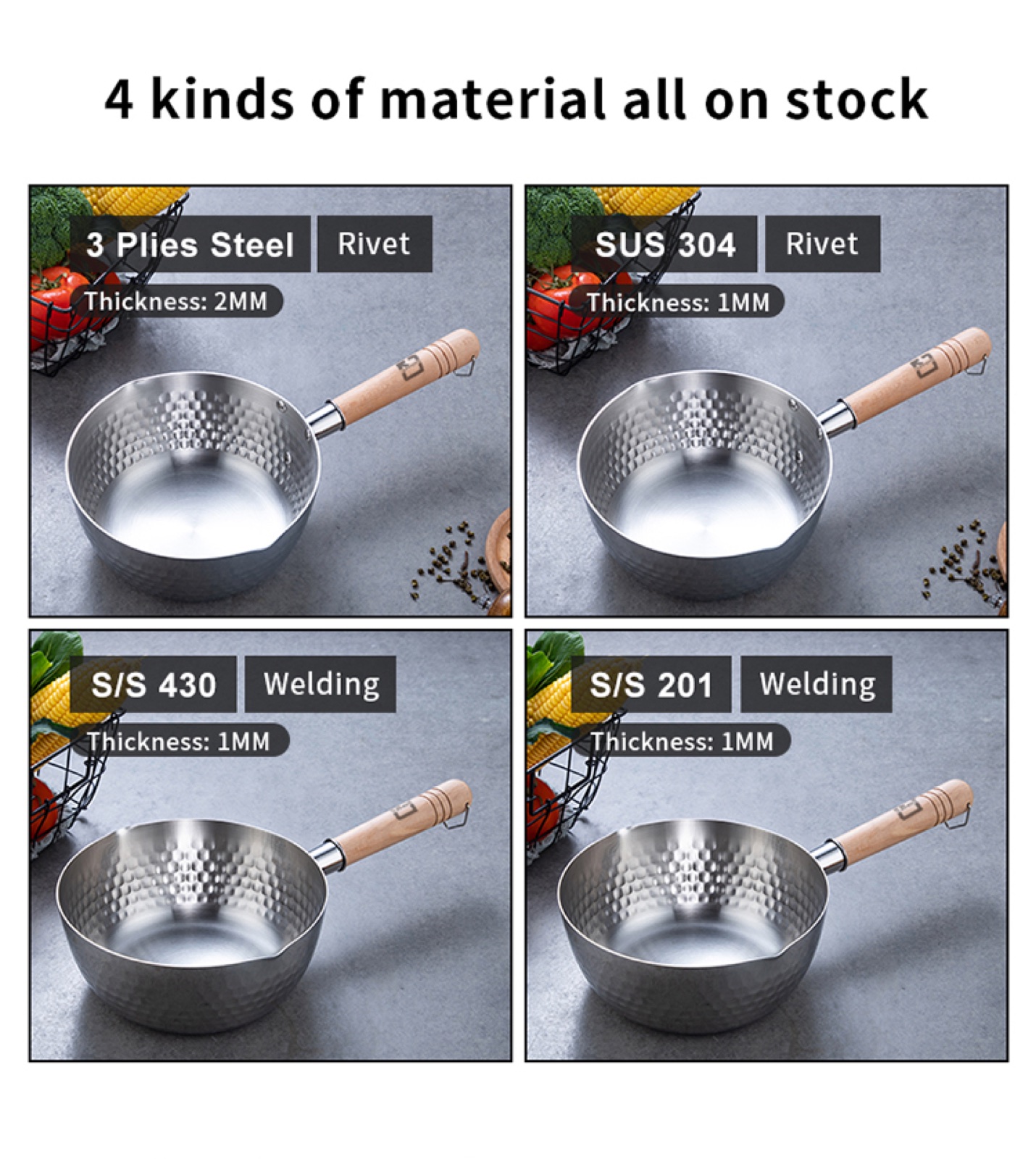 Stainless Steel Yukihira Saucepan