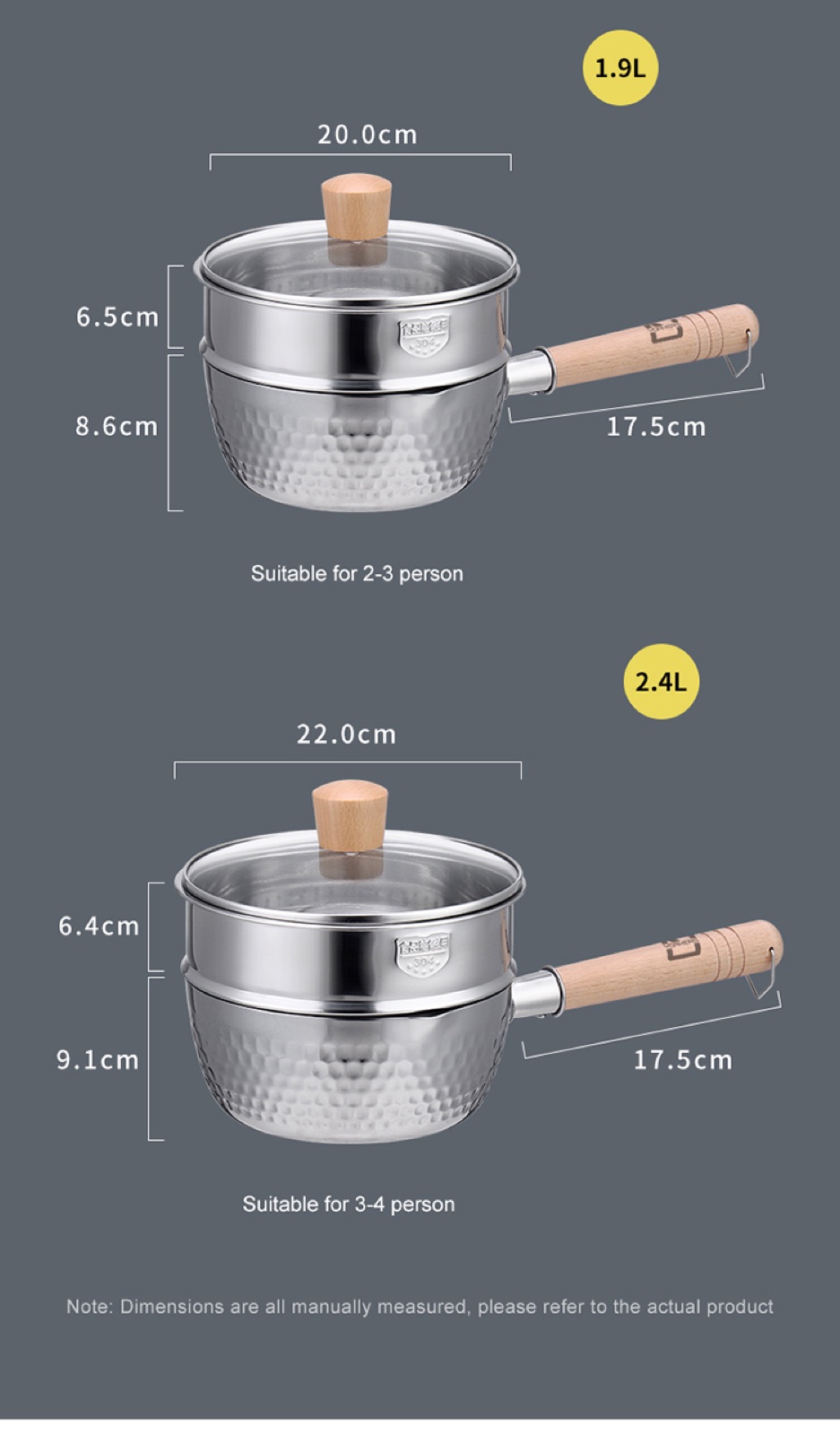 Stainless Steel Yukihira Saucepan